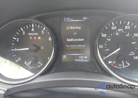 2017 Nissan Rogue Sl из США, поврежденный, VIN 5N1AT2MT8HC881810